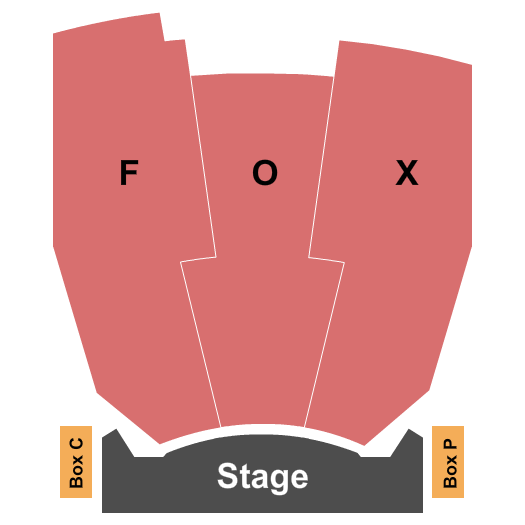Great Cedar Showroom at Foxwoods seating chart