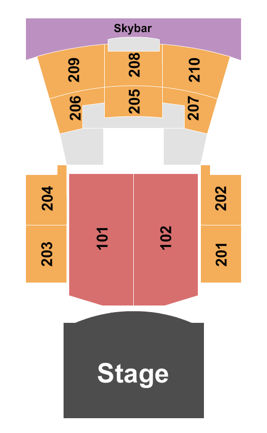 Paramount Theatre - Huntington seating chart